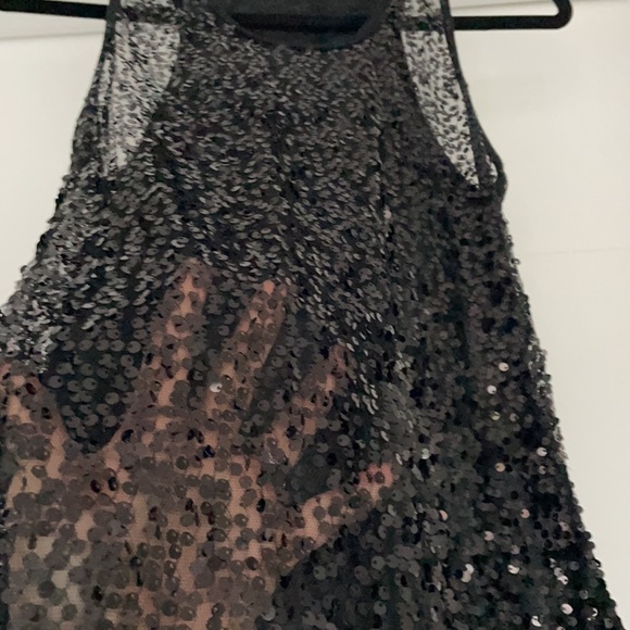EUC black sequin tank. Size medium - Picture 2 of 3